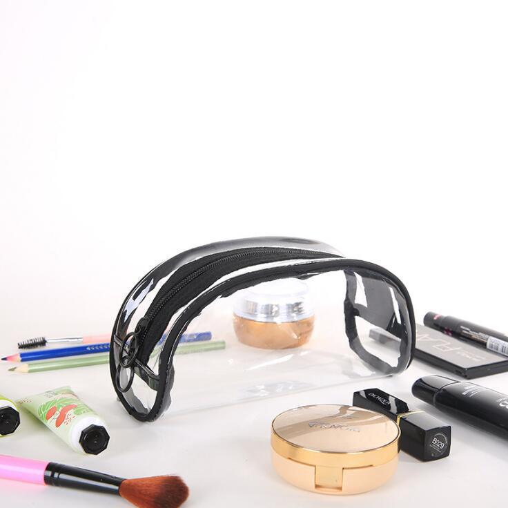 Waterproof Transparent PVC Cosmetic Bag: Large & Small Travel Sizes