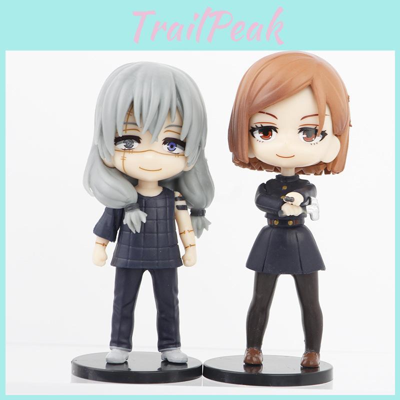 Adorable Jujutsu Kaisen Figures Set With Pvc Dolls Of Gojo Itadori Nobara And Megumi