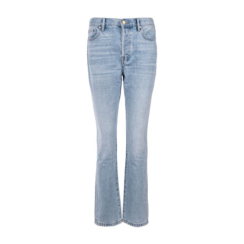 Jean droit bleu olivia coton bio Femme NAGEV