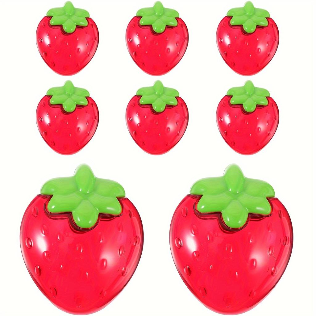 6 packs of strawberry jewelry boxes, candy boxes, candy cans, candy containers, Valentine's Day strawberry containers, gifts for teachers and friends