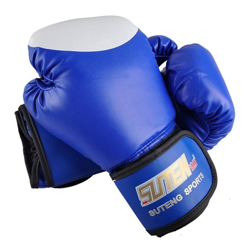MMA Gloves Breathable Boxing Karate Muay thai Sparring PU leather Supplies