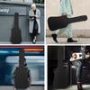 Muscab Electric Guitar Padded Guitar Bag for Electric Soft Guitar Case with 7mm Padding Neck Strap and Back Hanger Case, Guitars, (with Loop, Black)