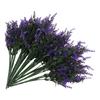 12 Bundles Artificial Flowers Outdoor Fake Shrubs Plants for Home Garden Decor