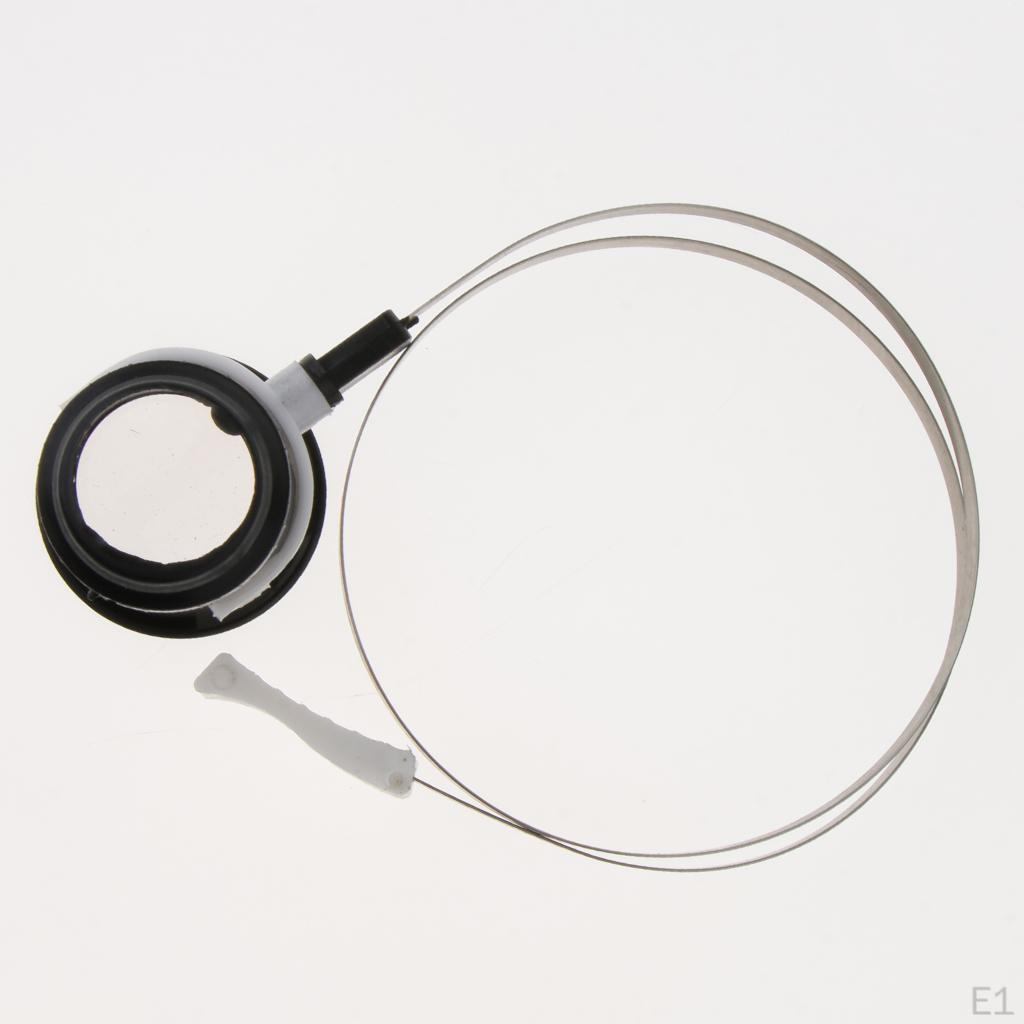 Negru 3X 4X 5X Lupe pentru bijutier ceasornicar, negru,