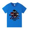 A1172 Kids Boys Girls NINJA KIDZ Cartoon Print Short Sleeves T-shirt