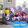 Custom Name Fantasy Friends KPop Blanket bed sofa Blanket Flannel Blanket for Camping, Hiking, Picnic Essentials,gift for Fan family