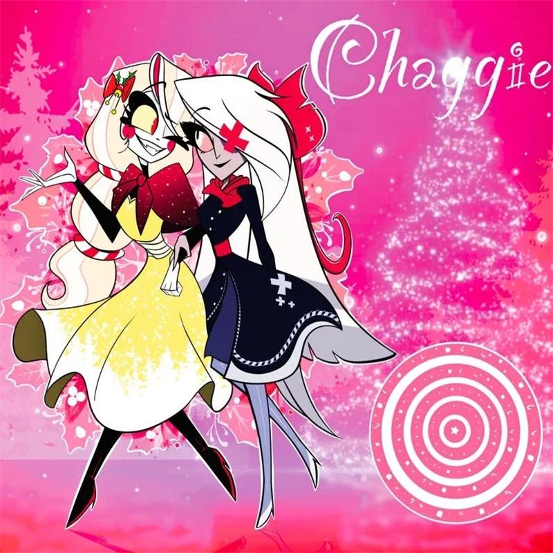 Hazbin Hotel Angel Dust Vaggie Husk Vox Adam Valentino Alastor Custom Acrylic Stand Desktop Ornament Festival Gift