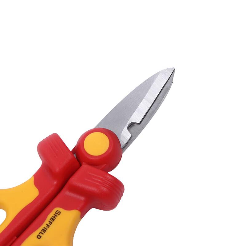 Gangdun Dual-Color Handle Insulated Electrician Shears