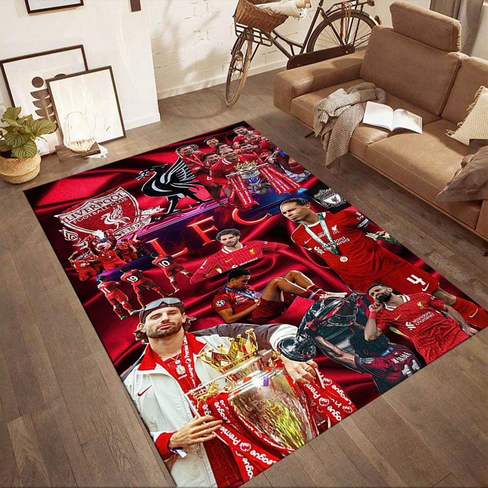 Liverpool Football Club Floor Rug Office Rug Design For Study Room Entryway Playrooms Outdoor Antislip Rug Anime Office Decor Spiritual Gift