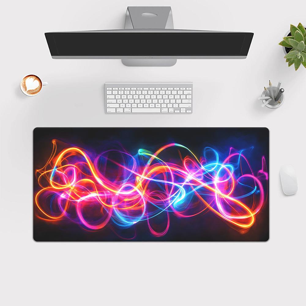 Office Accessories Gaming Mouse Pad Desk Mat Cloth Surface Anti Slip Rubber Base Large Pad for PC Laptop Keyboard Setup