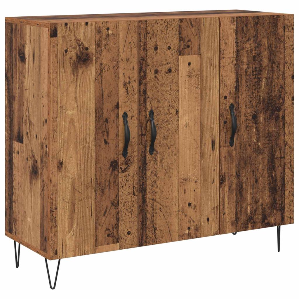 Sideboard Reclaimed Wood 90 x 32.5 x 80 cm Engineered Wood