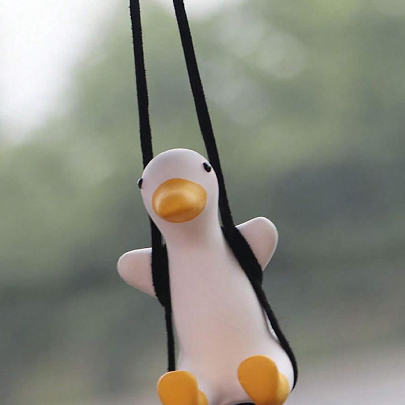 Cute Goose Car Ornament To Add Some Charm for Your Ride