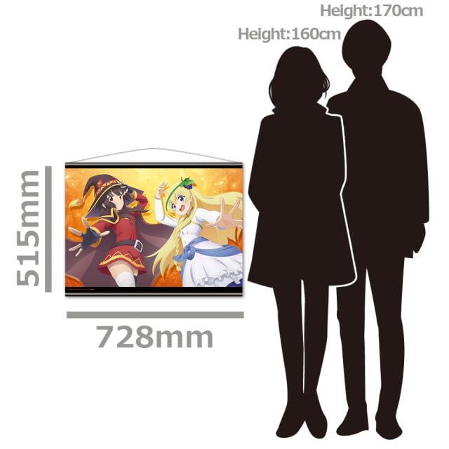 Blessing on this Wonderful 3 B2 Tapestry B KonoSuba God's World! [Megumin & Iris]