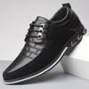 Men S British Style Comfortable Large Size Casual Fashion Leather Daily Shoes