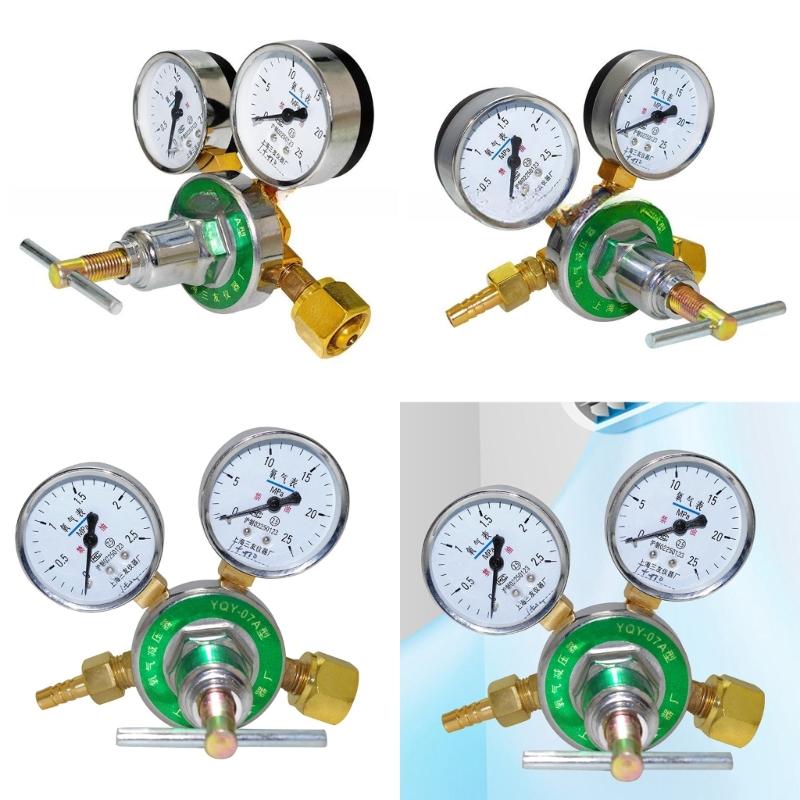 Copper Pressure Regulator Pressure Reducer with Gauge Copper Oxygen Reducing Valves Copper Oxygen Valves Copper Texture