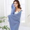 Absorbent Bath Towel Large Coral Velvet Bath Wrap Towel Hair
