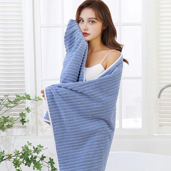 Absorbent Bath Towel Large Coral Velvet Bath Wrap Towel Hair