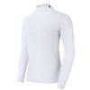 Mcn Sports Women'S High-Neck Golf Cooling Uv Base Layer White