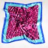 New Beige Green Giraffe Silk Scarf Summer Fall Elegant Satin Small Square Head Scarves Fashion Accessories Headband