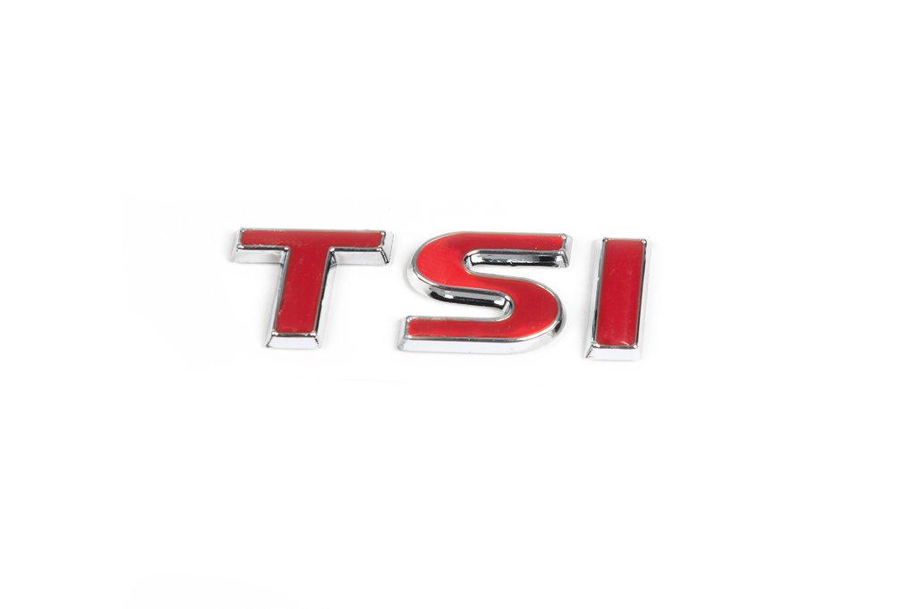 

TSI inscription (under the original) All red for Volkswagen Scirocco