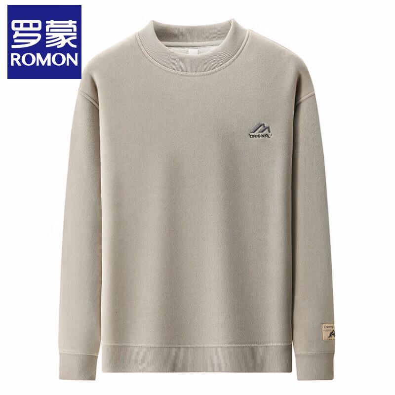 ROMON Men's Thick Fleece Lined Pullover Sweatshirt