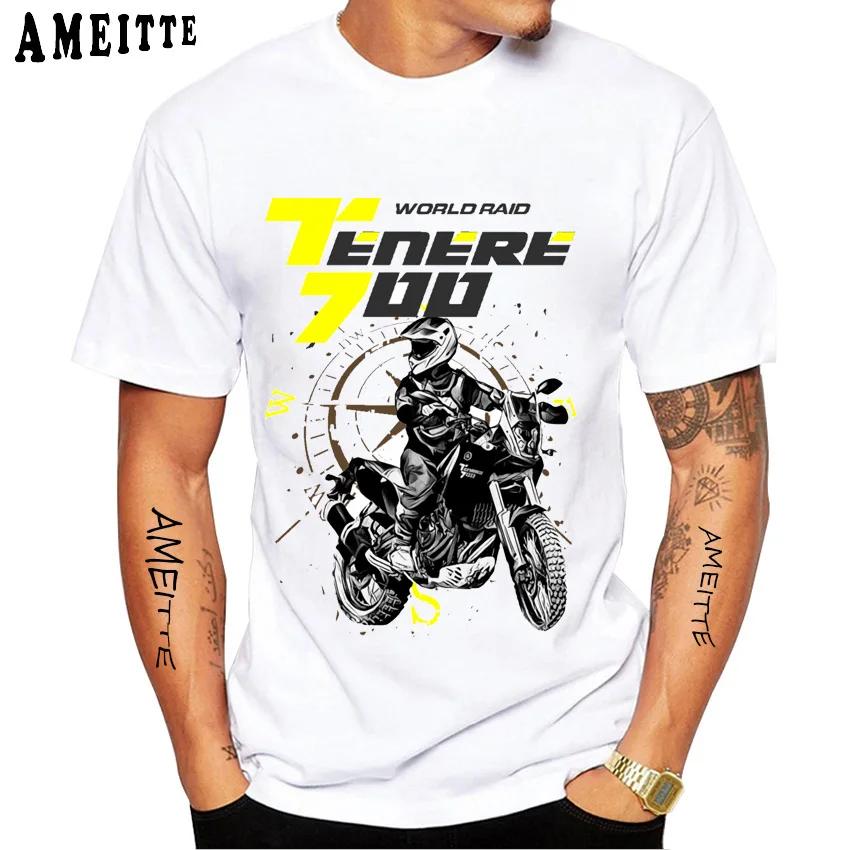 2025 New Tenere 700 Adventure SuperTenere 1200 Sport T-shirt Men Short Sleeve Ride Motorcycle T-Shirt Hip Hop Boy Riding  Tees