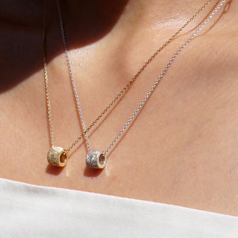 

OURPIERRE GRANITO DONUT NECKLACE VERMEIL single type