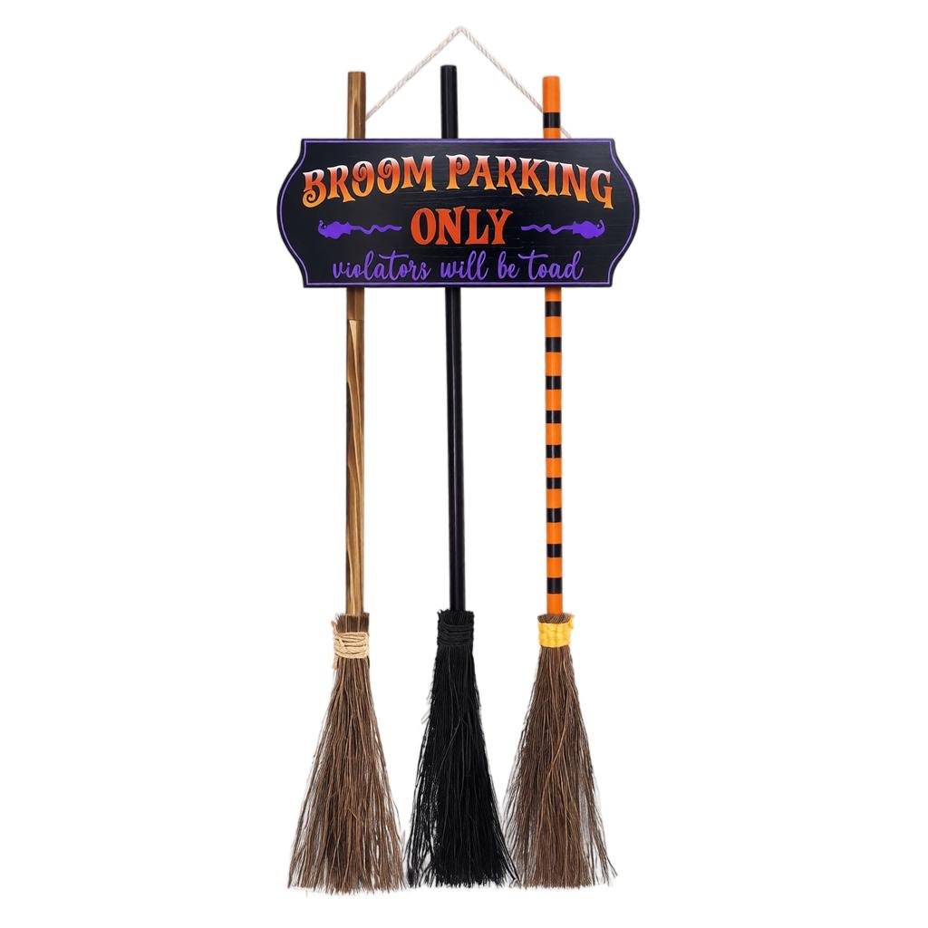 Halloween Door Sign Witch Wall Decor Hanging for Home Decor