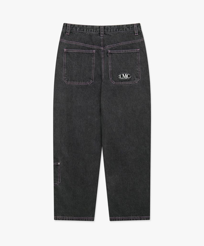 LMC Cntrst St Double Knee Denim Pants Gray