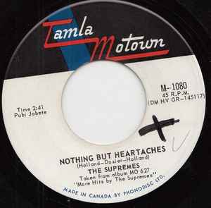 

7inch Record SUPREMES - Nothing But Heartaches M1080 TAMLA MOTOWN 1965 Canada Soul/Funk Used