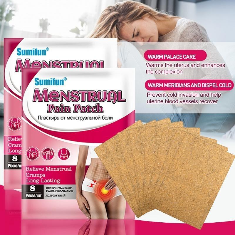 8/16/40/80 Stück Sumifun Nacken-Wärmepflaster Spontanes Fieber Frauen Menstruationspflegepflaster Menstruationsschmerzen-Pflaster