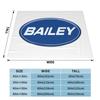 Bailey Caravan Blanket Soft Warm Flannel Throw Blanket Bedding for Bed Living room Picnic Travel Home Couch