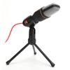 Computer Wired Microphone Condenser Microphone with Desktop Tripod for Online MeetingBlack