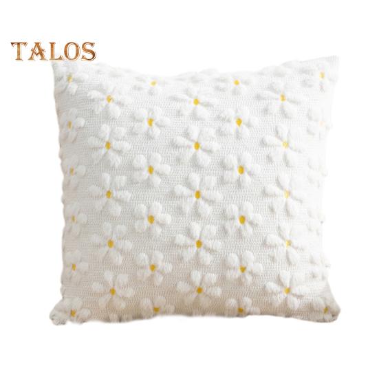 Весенний чехол для подушки Farmhouse Plush Sunflower Чехол для подушки Flower Чехол для подушки для дома дивана гостиной кровати офиса украшения Chamomile 929₽