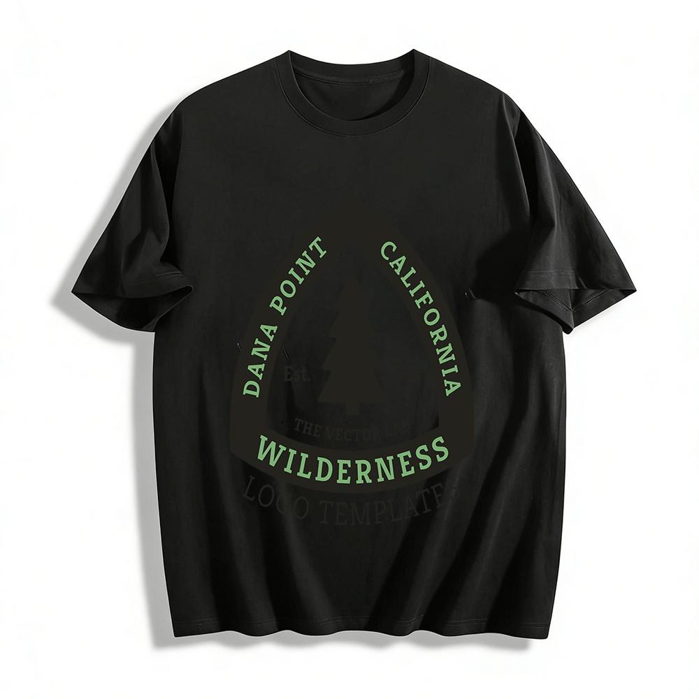 Dana Point California Wilderness Graphic Casual Tee Pure cotton T-shirt XXS