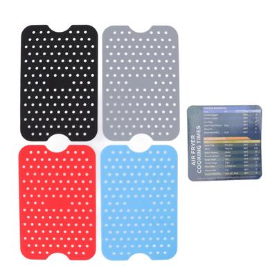 4Pcs Reusable Silicone Air Fryer Liners High Heat Resistance Food Grade Material AirFryer Liners