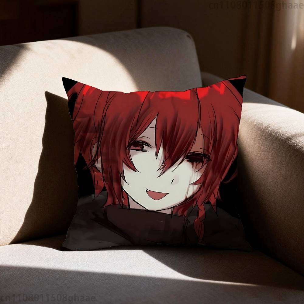 Zeno Remake Anime Pillow Case Sofa Living Room Bedroom Headboard Backrest Cushion Square Cushion Nap Time