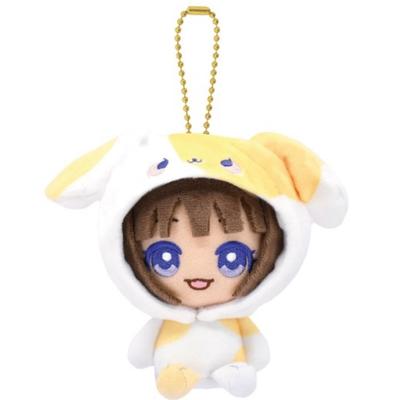 Bonbon TV Domi-chan Pelúcia Chibi Mascote Sentado