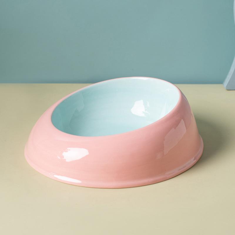 Ceramic Pet Cat Bowl Pet Drinking Water Feeding Bowl Ceramics Cat Food Dog Food Utensils Cat Dog Pet Supplies Accessories