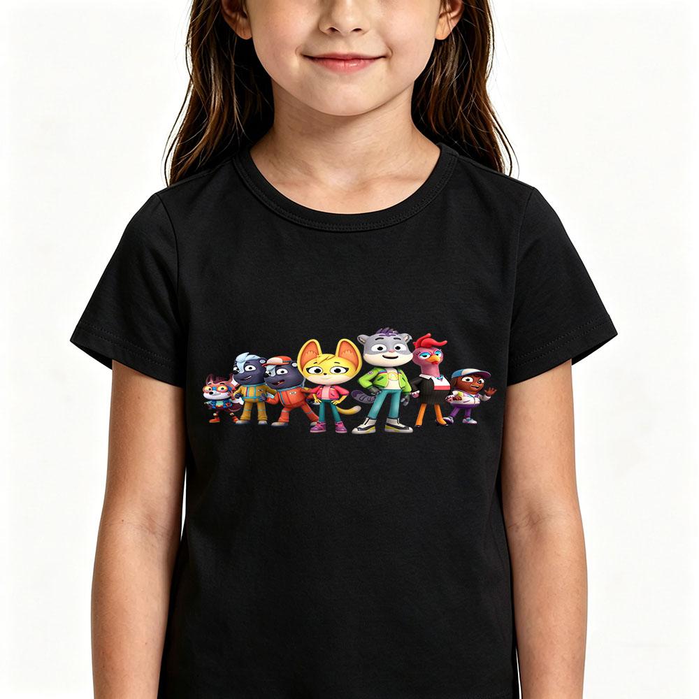 2026NEW The Creature Cases Kids T-shirt 100% Cotton Cartoon Print 2-12 Years Unisex Fashion Soft Short Sleeve O Neck Casual Tops