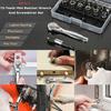 Precise Ratcheting Wrench Tool Set With 72 Tooth Mechanism Magnetic Bits And Ergonomic Grip For Electronics Maintenance
