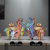 Colorful Prosperity Horse Figurine: Elegant Decor for Office, Living Room, or Hallway - Ideal Housewarming or Opening Gift