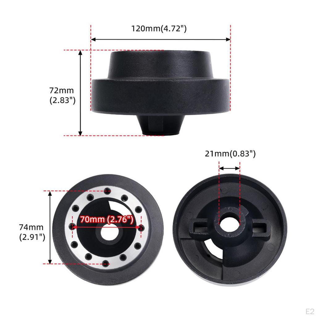 Hub Connector Steering Wheel Kit Components Replacement Upgrade Portable Car Modification