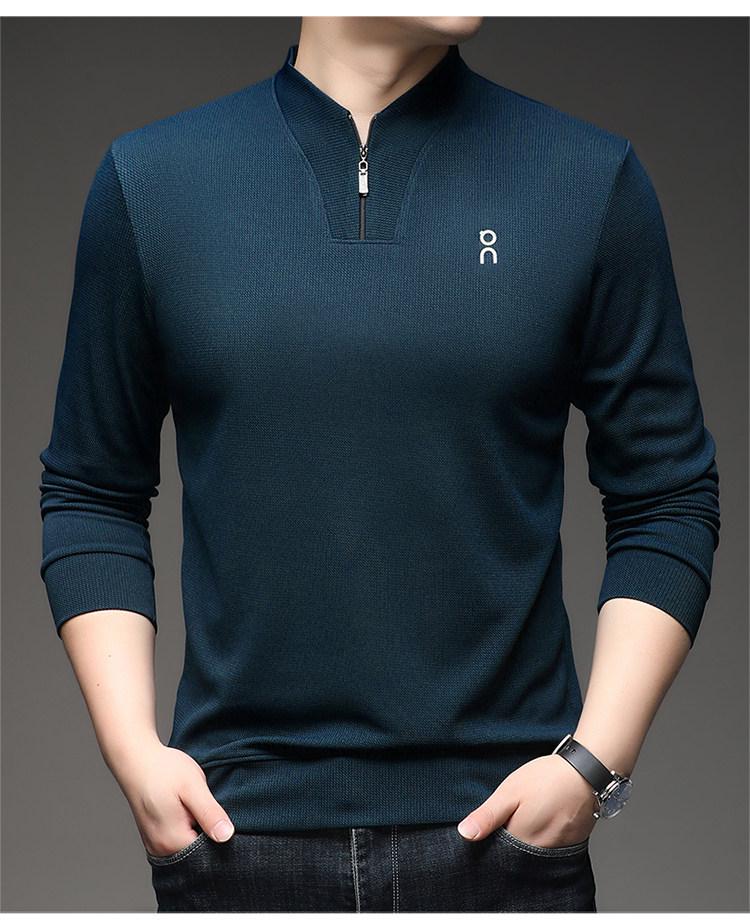 Woodpecker Herren Hoodie mit halbem Reißverschluss, Stehkragen und langen Ärmeln - Frühjahr/Herbst Kollektion 2025