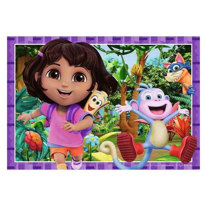 Puzzle - RAVENSBURGER - Dora Nous - 2 x 12 Teile - Mehrfarbig - Für Kinder ab 3 Jahren