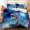 Spaceship Duvet Cover Set Spaceship Travel Through The Galaxy Space Bedding Set Pillowcase Queen King Size Polyester Qulit Cover