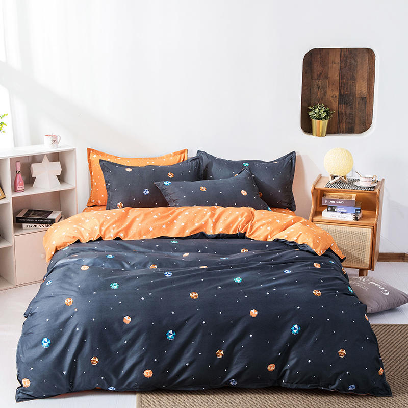 Black White Deer Animals Bedding Set Queen Double Single Size Duvet Cover Bed Sheet Pillow Case Bed Linen Set