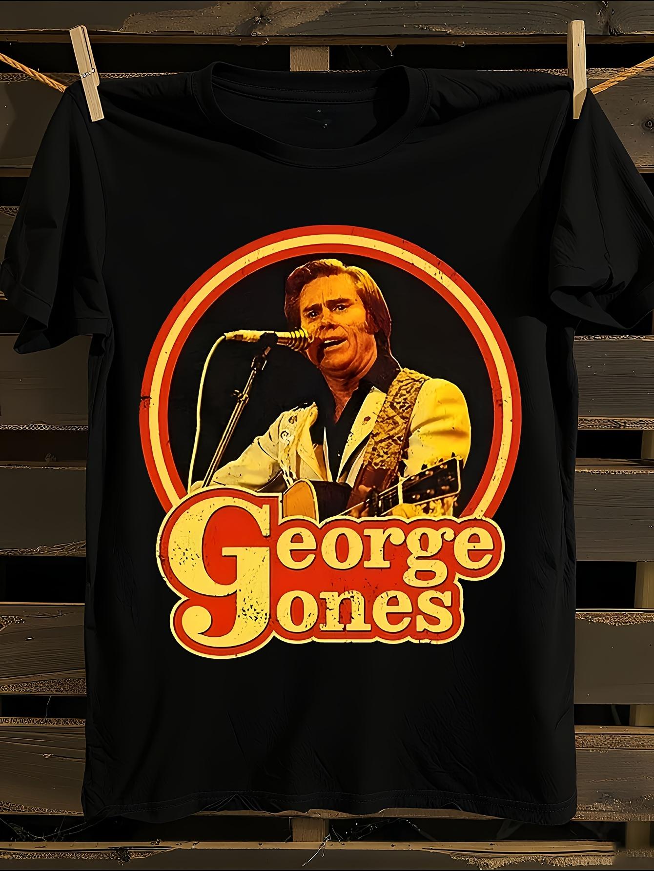 George Jones Live In Tour Vintage Country Music T-shirt XXXXL