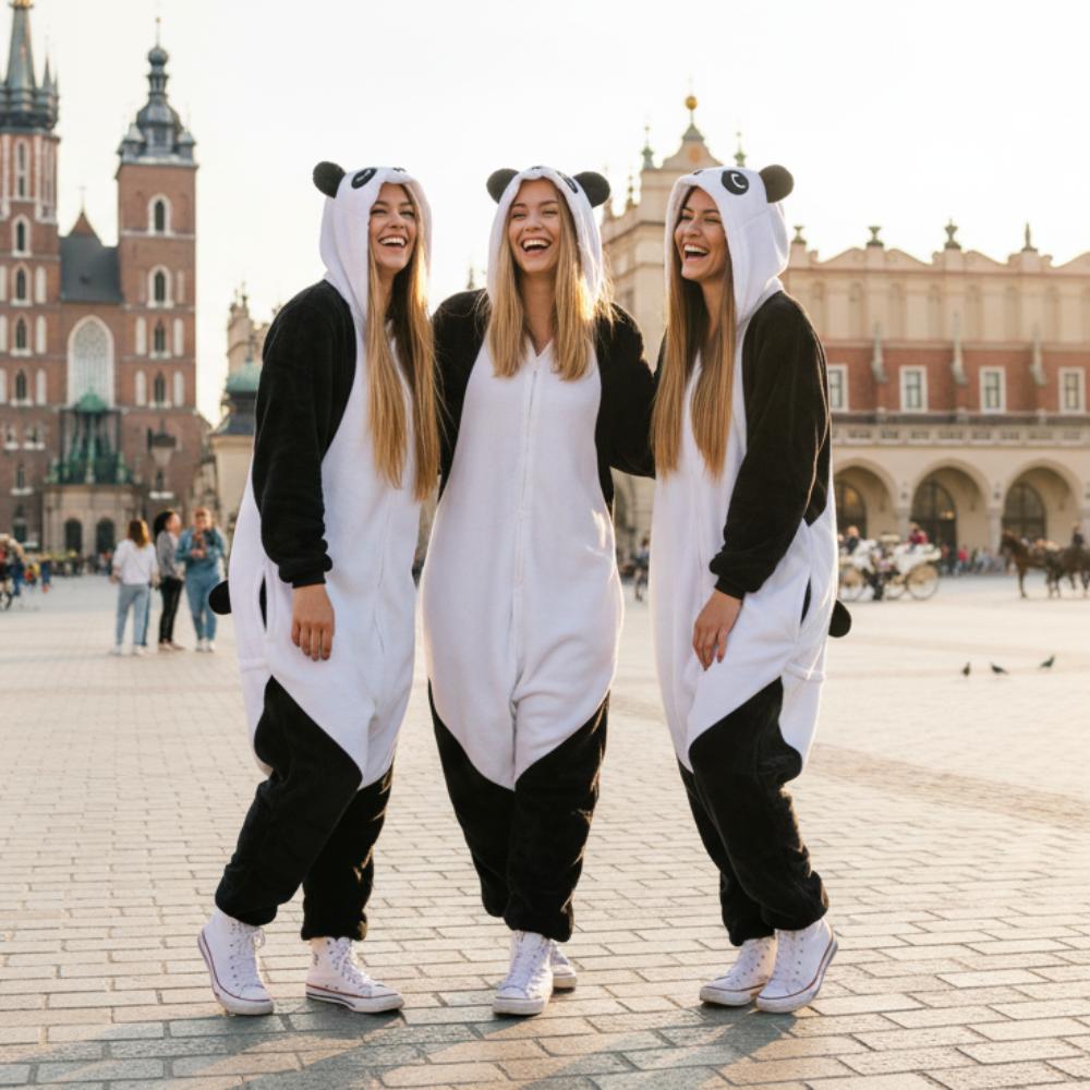 Onesie Pajama Costume - Panda Onesie Pajama Costume - Panda