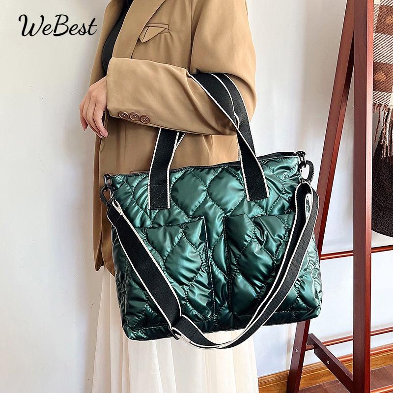 

New Sewn Down Cotton Bag and Retro Diamond-shaped Single-shoulder Handbag бордовий